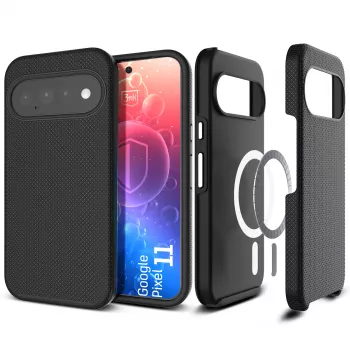 3mk Hardy Shockproof MagCase per Google Pixel 11 - trasparente
