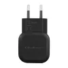 Qoltec Caricabatterie da parete 12W 5V 2.4A USB + USB-C