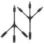 Qoltec Coppia di connettori solari a Y MC4 1000V 30A IP67