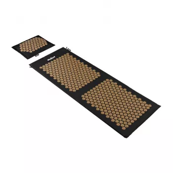 REBEL RBA-6013-GL ECO Tappetino a pressione con cuscino, 130x50 cm, XXL, punte dorate