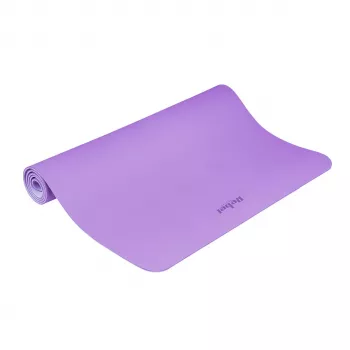 REBEL ACTIVE Tappetino da allenamento TPE 200x115x1 cm viola – Tappetino antiscivolo per yoga, pilates & fitness con cinghia di trasporto