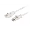 Lanberg Confezione da 10 Cavo patch Cat.6 FTP 0,5 m bianco Fluke Passed