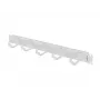LANBERG Organizzatore cavi 19 pollici 1U con 5 supporti in metallo tipo B, grigio