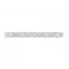 LANBERG Organizzatore cavi 19 pollici 1U con 5 supporti in metallo tipo B, grigio