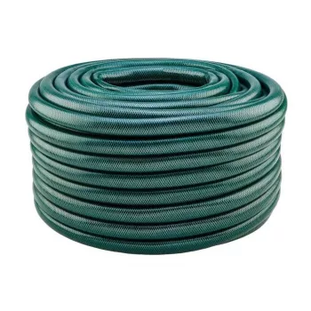 Verto Economic Tubo da giardino 50 m, 3/4 pollici, PVC a 3 strati, resistente ai raggi UV e alle alghe, verde