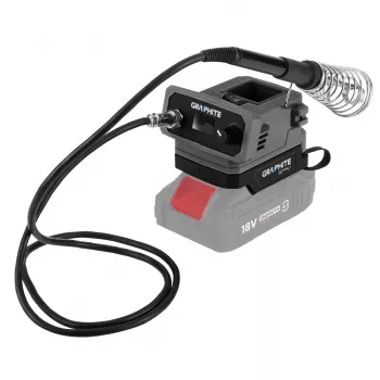 GRAPHITE Energy+ Stazione di saldatura a batteria 18V 60W, 200-480°C, LCD, senza batteria