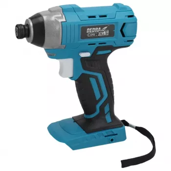 DEDRA DED7045 18V avvitatore a impulsi a batteria brushless con coppia max 170 Nm, attacco esagonale 1/4