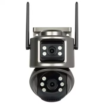 INNE ICSEE-W62SD-2 telecamera IP PTZ esterna con due obiettivi 3MP, visione notturna a colori, Wi-Fi, audio bidirezionale, IP66