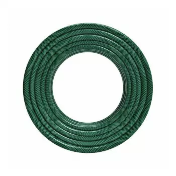 AWTOOLS AW70424 tubo da giardino in PVC rinforzato a 3 strati 1/2 pollice 25m, 8 bar, resistente ai raggi UV e alle alghe, verde