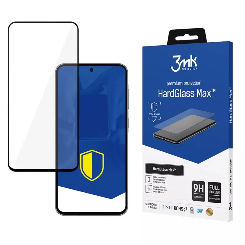 3mk HardGlass Max Black vetro temperato protezione display per Samsung Galaxy A36/A56