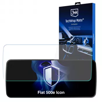3MK PROTECTION TechWrap Matter pellicola protezione display per Fiat 500e Icon 10,25 pollici display centrale (2025+)