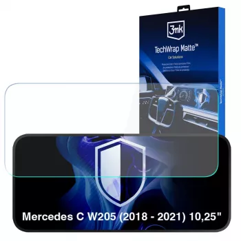 3MK PROTECTION TechWrap Matter pellicola protezione display per Mercedes-Benz Classe C W205 (2018-2021) 10,25 pollici display centrale