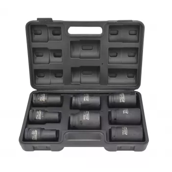 AWTOOLS Set di chiavi a bussola per avvitatori a impatto 3/4, 8 pz., lungo