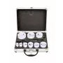 AWTOOLS set di seghe a tazza bimetal 19-64 mm, 13 pezzi, Black Line, valigetta in metallo