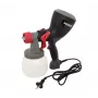 HOOZAR Pistola a spruzzo elettrica HVLP 600W con serbatoio 800ml, 3 getti, regolazione del flusso
