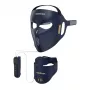 Medivon Maschera viso LED Lumi 3D Pro - maschera terapeutica LED a 7 colori con 192 LED, ricaricabile, intensità e timer regolabili