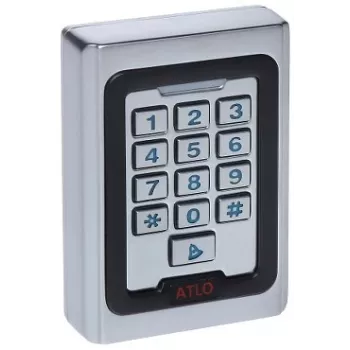 Lettore di prossimità ATLO-KR-522 RFID 125 kHz Wiegand 26/34 IP65 nero