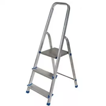 Scala multifunzione pieghevole AWTOOLS AW23019 4x3 gradini alluminio EN 131 150kg