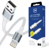 3mk Hyper Cable N-SERIES USB-A a Lightning 2m 5V/2.4A 12W bianco