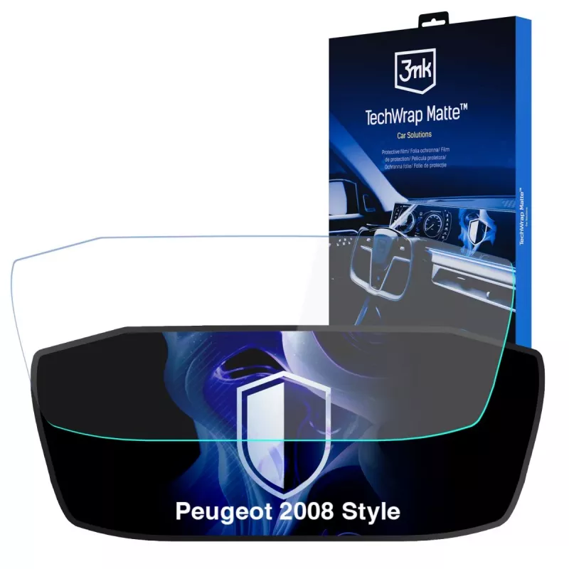 3MK PROTECTION Peugeot 2008 Style TechWrap pellicola protettiva opaca per il quadro strumenti