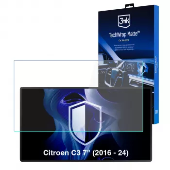 3MK PROTECTION Citroen C3 (2016-2024) TechWrap Matter pellicola protettiva per display centrale