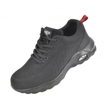 AWTOOLS AW01545 scarpe antinfortunistiche basse Iron R.45 CAT. SB Light - con puntale in acciaio, taglia 45 EU, nero/grigio