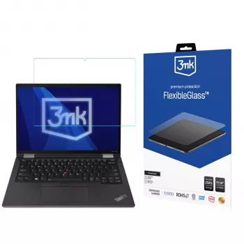 3MK FlexibleGlass pellicola protettiva per Lenovo ThinkPad X13 Yoga Gen 2 (20W8) - vetro ibrido 13,3 pollici, 7H, oleofobica, senza bolle