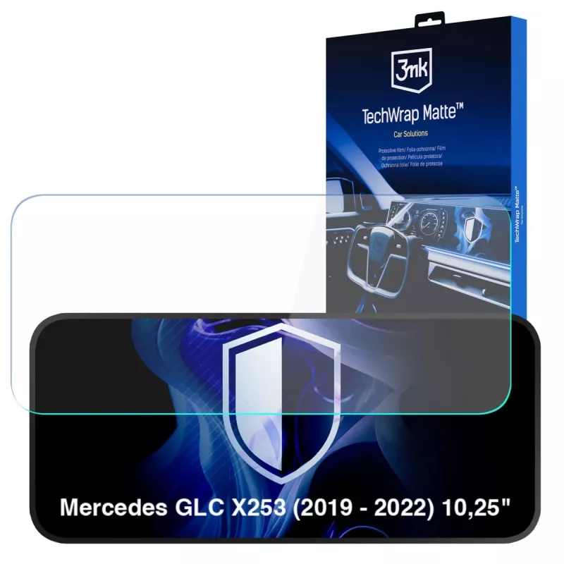 3MK PROTECTION Mercedes GLC X253 (2019-2022) 10,25 pollici TechWrap pellicola protettiva opaca