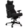 YUMISU 2053 sedia da gaming, rivestimento in tessuto, nero (Y-2053-BB-M)