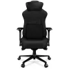 YUMISU 2053 sedia da gaming, rivestimento in tessuto, nero (Y-2053-BB-M)