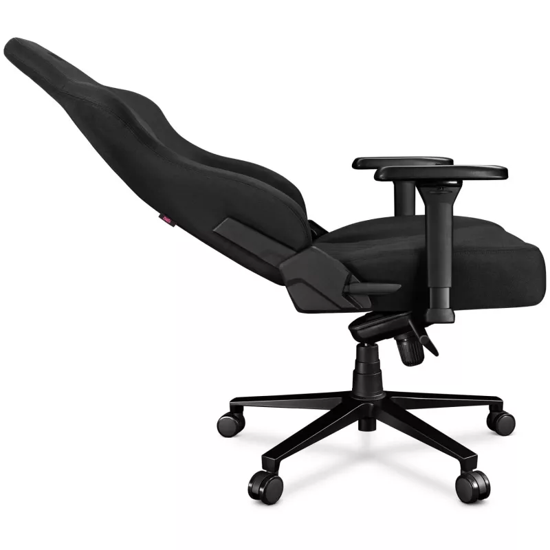YUMISU 2053 sedia da gaming, rivestimento in tessuto, nero (Y-2053-BB-M)