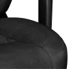 YUMISU 2053 sedia da gaming, rivestimento in tessuto, nero (Y-2053-BB-M)