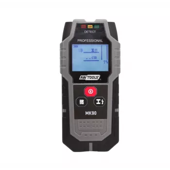 AWTOOLS 1124900 scanner multifunzione da parete - rileva legno, metallo e cavi AC sotto tensione fino a 100 mm di profondità