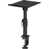 MOZOS MSK10 coppia di supporti per monitor da studio - supporti per diffusori in acciaio regolabili in altezza con pad disaccoppianti, punte da pavimento e gestione dei cavi, 800-1300 mm, portata 20 kg per supporto, nero