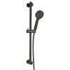 FERRO Rillo set soffione doccia 3 getti Gun Metal N365GM