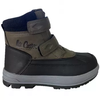 Lee Cooper sneaker bambino unisex con chiusura a strappo khaki LCJ-23-01-2058K taglia EU 29