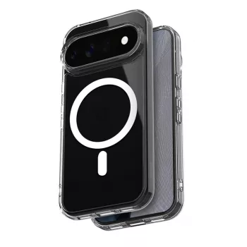 Crong Hybrid Clear Magnetic custodia MagSafe per Google Pixel 11 Pro - trasparente