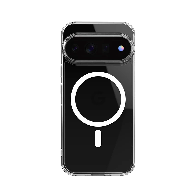 Crong Hybrid Clear Magnetic custodia MagSafe per Google Pixel 11 Pro - trasparente