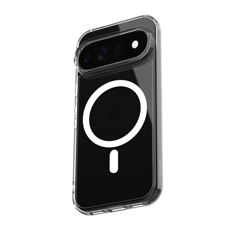 CRONG Hybrid Clear Magnetic custodia MagSafe per Google Pixel 11 Pro XL - trasparente