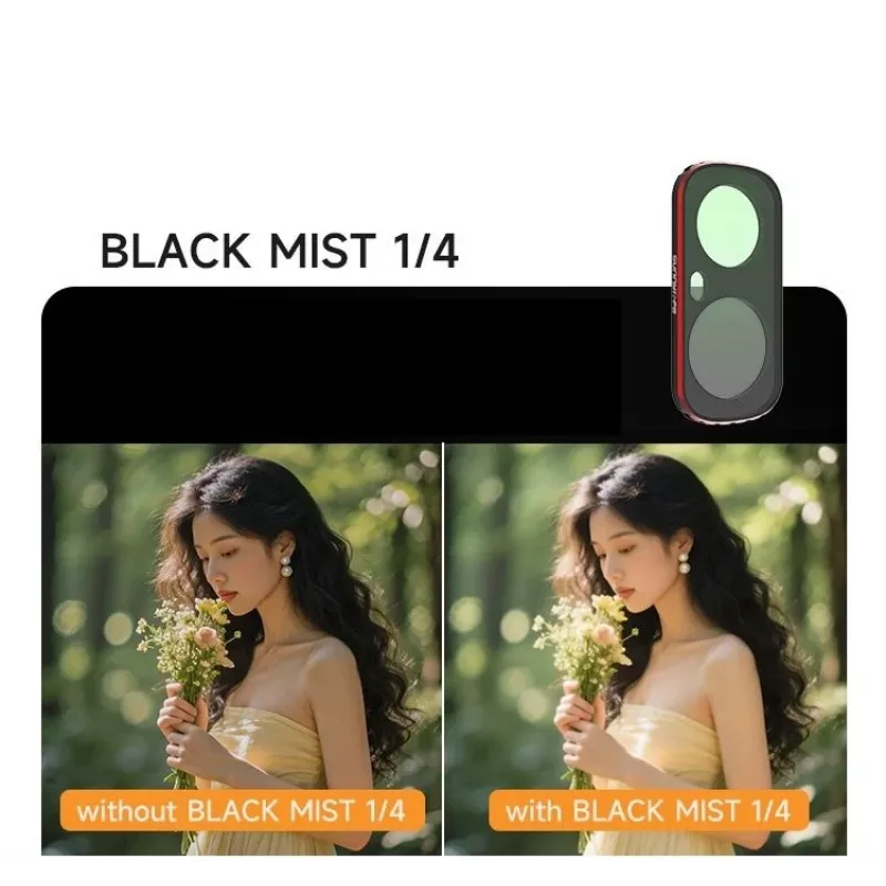 Sunnylife LU-FI232-D Filtro magnetico Black Mist 1/4 per Insta360 Luna Ultra