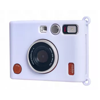 LOVEINSTANT custodia in silicone per Fujifilm Instax Mini Evo - lilla