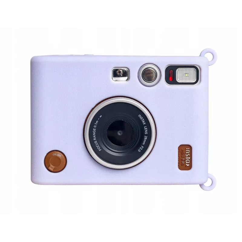 LOVEINSTANT custodia in silicone per Fujifilm Instax Mini Evo - lilla