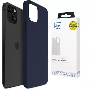3MK PROTECTION Apple iPhone 15 - custodia 3mk Hardy Mellow blu scuro