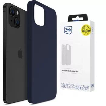 3MK PROTECTION Apple iPhone 15 - custodia 3mk Hardy Mellow blu scuro