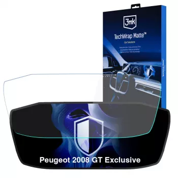 3MK PROTECTION TechWrap Opaca pellicola protettiva per il quadro strumenti della Peugeot 2008 GT Exclusive