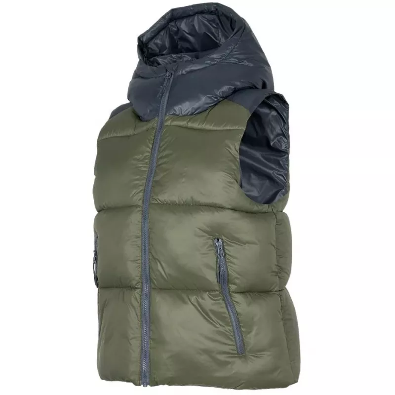 4F donna cachi gilet imbottito piumino H4Z22 KUDP004 taglia L
