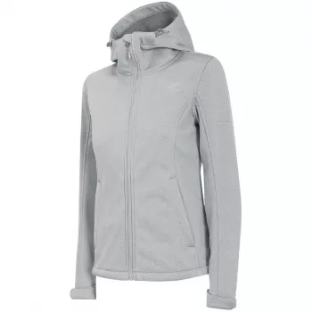 4F giacca softshell per donna H4Z22 SFD350 grigio chiaro melange
