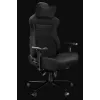 YUMISU 2052 sedia da gaming, rivestimento in tessuto, nero (Y-2052-GB-M)