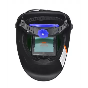 AWTOOLS maschera saldatrice auto-oscurante LYG-7 con classe ottica 1/1/1/2, campo visivo 92x42 mm, gradazione DIN 4/9-13, modalità smerigliatura