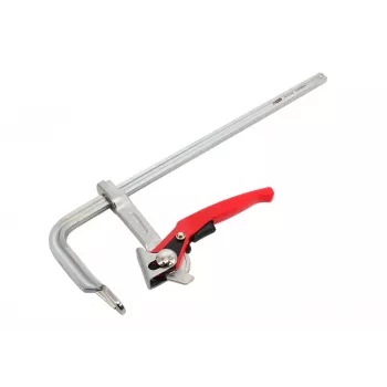 AWTOOLS morsetto a cricchetto 120 x 500 mm (barra 22 x 10,6 mm) morsetto pesante a sgancio rapido per lavorazione del legno